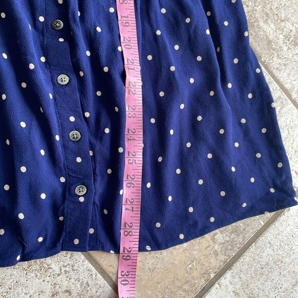 Madewell Ruffle-Strap Button-Front Dress in Polka Dot - Picture 15 of 16